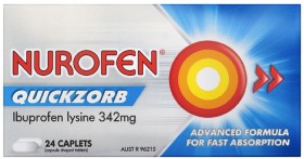 Nurofen+Quickzorb+Fast+Absorption+Pain+Relief+24+Caplets