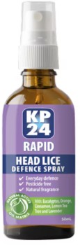 KP24+Rapid+Head+Lice+Defence+Spray+50ml