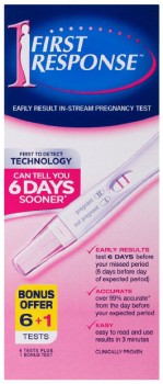First-Response-Early-Results-Instream-Pregnancy-Test-6-1-Test on sale