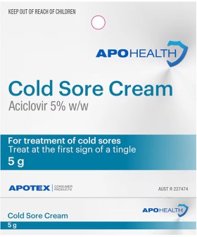 Apohealth-Cold-Sore-Cream-5g on sale