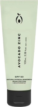 Avocado-Zinc-Natural-Physical-Sunscreen-SPF50-100ml on sale
