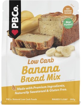 PBCo.+Low+Carb+Banana+Bread+Mix+350g