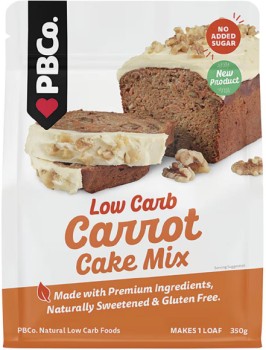 PBCo-Low-Carb-Carrot-Cake-Mix-350g on sale