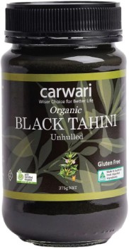 Carwari+Organic+Tahini+Black+375g