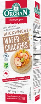 Orgran-Buckwheat-Wafer-Cracker-100g on sale