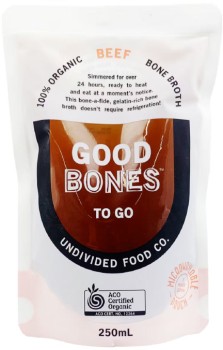 Undivided-Food-Co-Good-Bones-Certified-Organic-Beef-Bone-Broth-250ml on sale