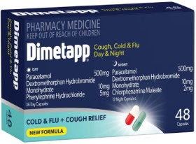 Dimetapp-Cough-Cold-Flu-Decongestant-Day-Night-48-Tablets on sale