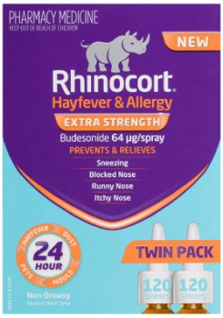 Rhinocort-Hayfever-Allergy-Extra-Strength-Nasal-Spray-120-Sprays-x-2-Pack on sale
