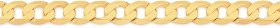 9ct-Gold-55cm-Solid-Curb-Chain on sale