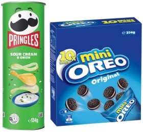 Pringles-Chips-118134g-or-Mini-Oreo-157204g-Selected-Varieties on sale