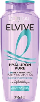 NEW-LOreal-Paris-Elvive-Hyaluron-Pure-Shampoo-340mL on sale