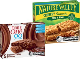 Fibre-One-Bars-5-Pack-or-Nature-Valley-Crunchy-Granola-Bars-6-Pack-Selected-Varieties on sale