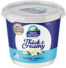 Dairy-Farmers-Thick-Creamy-Yoghurt-550600g-Selected-Varieties on sale