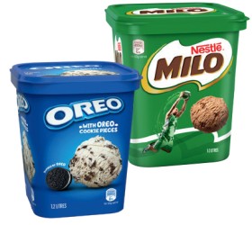 Nestl-Milo-or-Oreo-Ice-Cream-12-Litre on sale