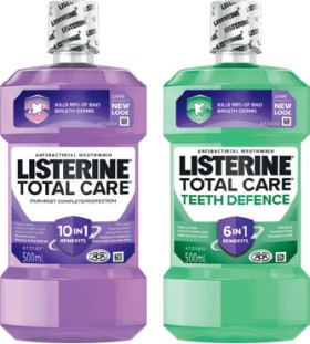 Listerine+Total+Care+Mouthwash+500mL+Selected+Varieties