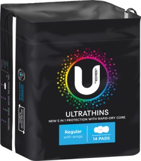 U-By-Kotex-Pads-616-Pack-Selected-Varieties on sale