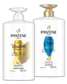 Pantene+Pro%E2%80%91V+Shampoo+900mL+Selected+Varieties