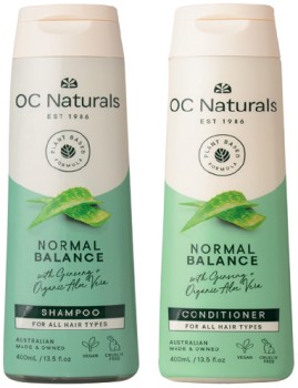 OC+Naturals+Shampoo+or+Conditioner+400mL+Selected+Varieties
