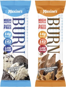 Maxines-Burn-High-Protein-Bar-40g on sale