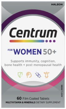 Centrum-For-Women-50-Multivitamin-Tablets-60-Pack on sale