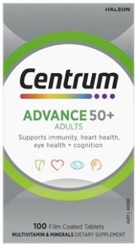 Centrum+Advance+50%2B+Multivitamin+Tablets+100+Pack