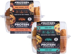 NEW+Bake+Strong+Co+Protein+Cookie+4+Pack