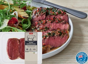 Coles+Australian+No+Added+Hormones+Beef+Rump+Medallions+300g