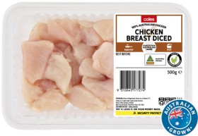 Coles+RSPCA+Approved+Chicken+Breast+Diced+500g