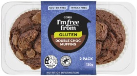 Coles-Im-Free-From-Gluten-Muffins-2-Pack-130g on sale