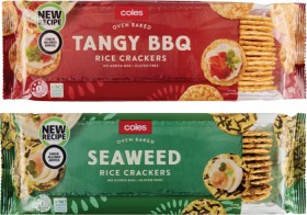 Coles+White+Rice+Crackers+100g