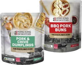 Hong+Kong+Dim+Sim+Kitchen+Pork+%26amp%3B+Chive+Dumplings+or+BBQ+Pork+Buns+300g