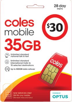 Coles+Mobile+%2430+Prepaid+SIM