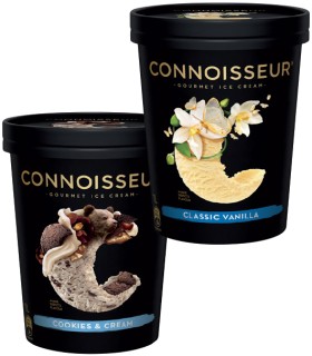 Connoisseur-Gourmet-Ice-Cream-1-Litre-Selected-Varieties on sale