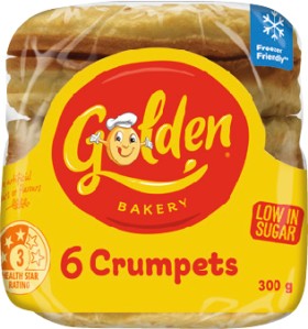 Golden-Crumpet-Rounds-6-Pack-Selected-Varieties on sale