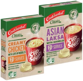 Continental-Cup-A-Soup-2-Serve-Selected-Varieties on sale