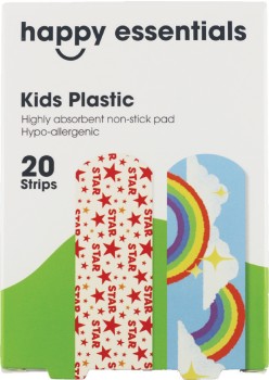 Happy+Essentials+Kids+Plastic+Strips+20+Pack