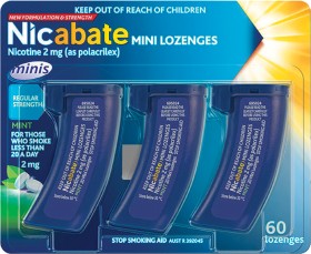 Nicabate-Minis-Mint-2mg-60-Lozenges on sale
