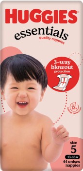 Huggies+Essentials+Nappies+Size+5+44+Pack