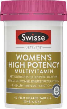 Swisse-Ultivite-Womens-High-Potency-Multivitamin-40-Tablets on sale