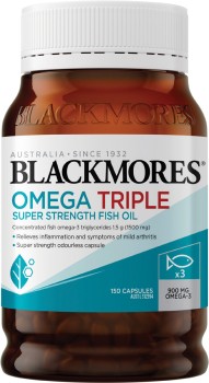 Blackmores+Omega+Triple+Super+Strength+Fish+Oil+150+Capsules%2A