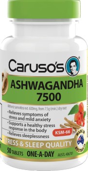 Caruso%26rsquo%3Bs+Ashwagandha+7500+50+Tablets%2A