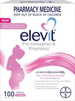 Elevit-100-Tablets on sale