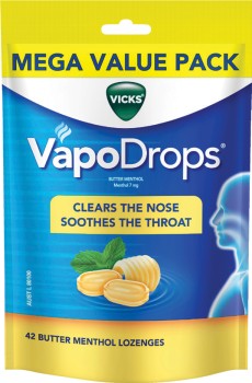 Vicks-VapoDrops-Butter-Menthol-42-Lozenges on sale
