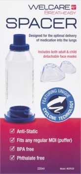 Welcare-Breatheasy-Spacer-With-Adult-Child-Masks on sale