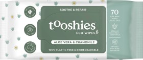Tooshies+Aloe+Vera+%26amp%3B+Chamomile+Baby+Wipes+70+Pack