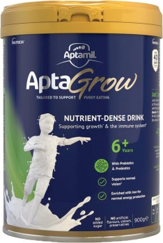 AptaGrow-Nutrient-Dense-Milk-Drink-From-6-Years-900g on sale