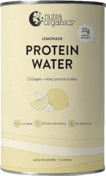 Nutra-Organics-Protein-Water-Lemonade-Flavour-450g on sale