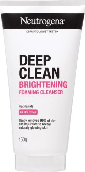 Neutrogena-Deep-Clean-Brightening-Foaming-Cleanser-150g on sale