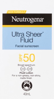 Neutrogena+Ultra+Sheer+Fluid+SPF50+40mL%26Omega%3B