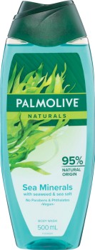 Palmolive-Naturals-Body-Wash-500mL-Sea-Minerals on sale